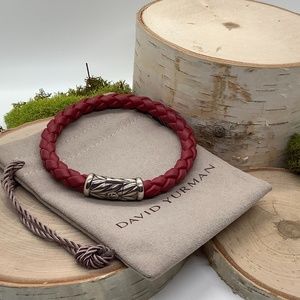 David Yurman Chevron Rubber Weave Bracelet